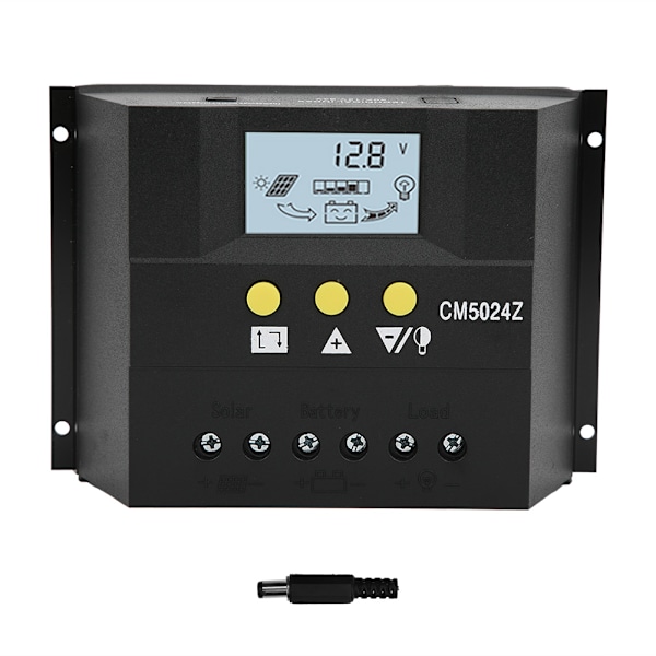 Solar Charge Controller PWM Regulator Temperatursensor 12V 24V 50A CM5024