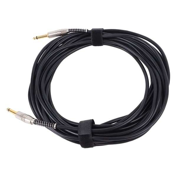 6,35 mm instrumentkabel brusreducering ljudenhetsanslutningskabel för elgitarr bas högtalare