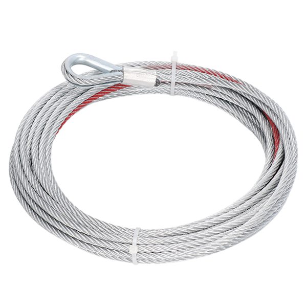 4500LBS Spil Kabel Wire Rustfrit Stål Reb 5,5 mm Diameter 10 m Længde til Bugseringsspil