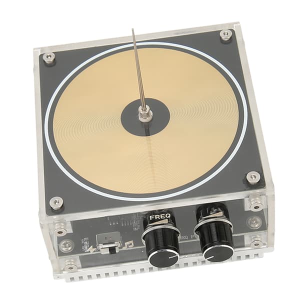 10 cm Solid State Bluetooth Musikkspole Bue Plasma Høyttaler Kunstig Lyn Skrivebordsleke USA Plugg 100 240V