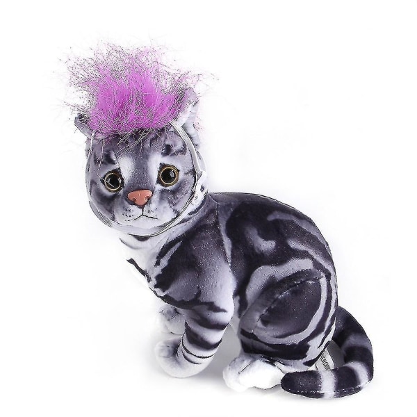 Katteparyk Kæledyrskostume Løvemaneparyk til kat Halloween Julefest Dress Up With Ear Cat 1