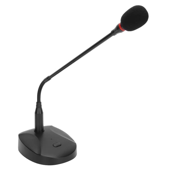USB Skrivbordskonferensmikrofon Hög Känslighet Sändningsföreläsningsmikrofon