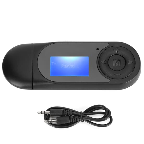T13 LCD Bluetooth 5.0 Adapter Mottaker Sender 2 i 1 Håndsfree Samtale