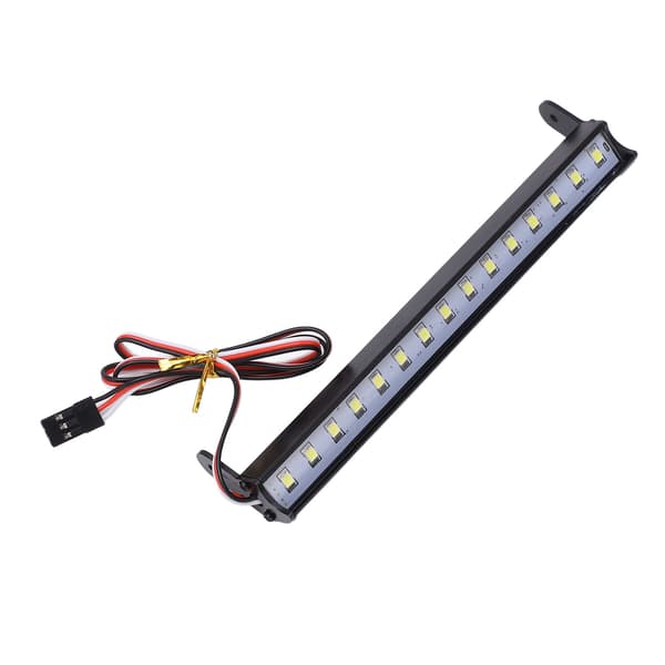 1 10 RC Takljusramp Universal Vit 15 LED-lamppärlor Monteringsfästen för RC Crawler Bil
