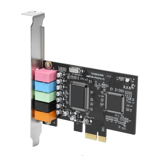 PCIe 5.1 Kanal Lydkort 6 Kanal Audio CMI8738 Chip med CD Tilbehør
