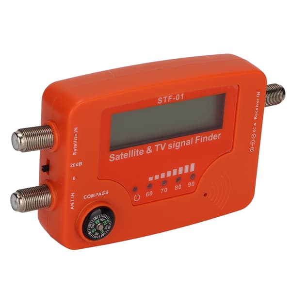 Digital satellitsignalmeter LCD-display Kompas Summerkontrol
