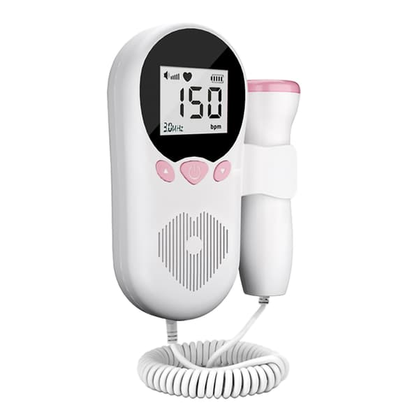 Føtal hjertefrekvensmonitor Stor sonde LCD-skjerm Intelligent graviditet hjerterytmemonitor