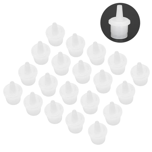 20 kpl ripsienpidennysliiman suutin tekoripsiliimapullon tulppa