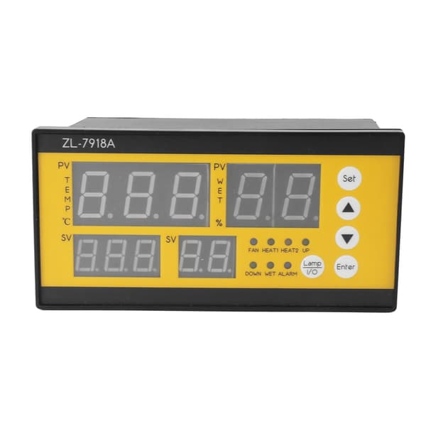 Inkubaator Temperatur Fugtighedssensor LED Lys Engelsk Controller 100-240V