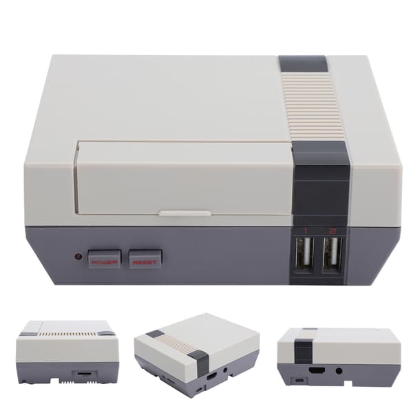 Retro Vintage Spillekonsol Kabinet Boks med Blæser Køleplade til Raspberry Pi 2 3 B+ ABS PCB