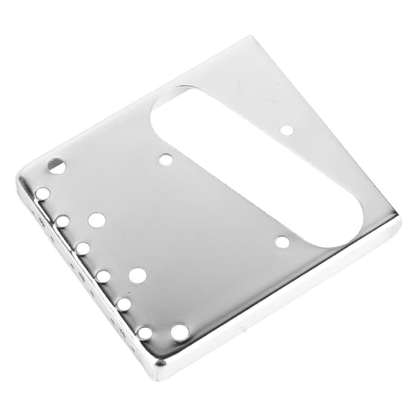 4-strängad gitarrsadelstallplatta Intonationsjustering Dekorativ elgitarrstallplatta GA393 Silver