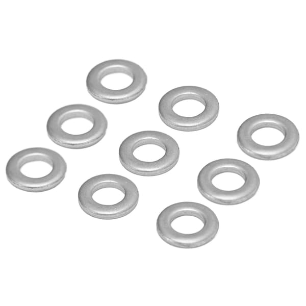 120 stk. rustfritt stål flat skive 4 mm ID 7 mm OD vedlikeholdstilbehørssett