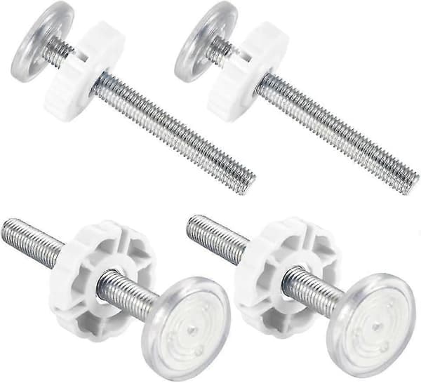 4-pack tryckmonterade bultar för babygrind, husdjursgrind, väggskydd - Yvan