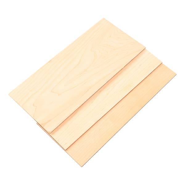 3PCS Gitarrhals Shim Set Lönnträ Gitarrpackningsplattor Elgitarr Reparationsverktyg