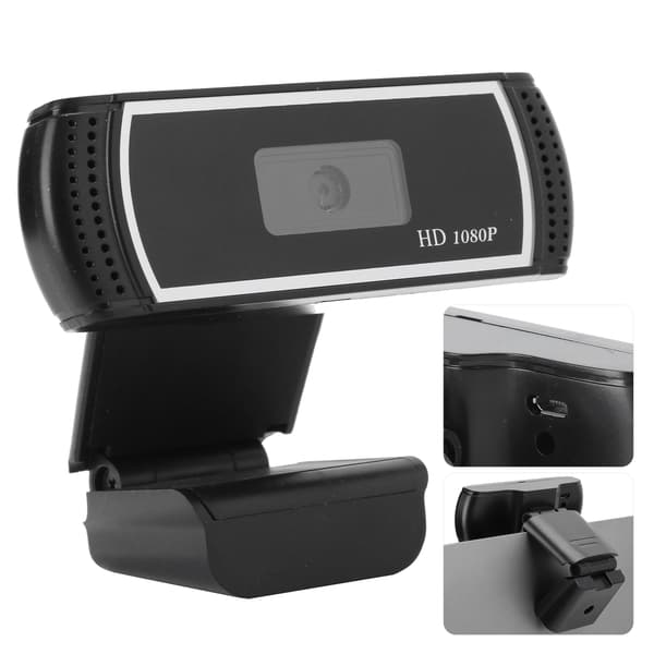 5MP HD USB Autofokus Webbkamera med Mikrofon för Livesändning