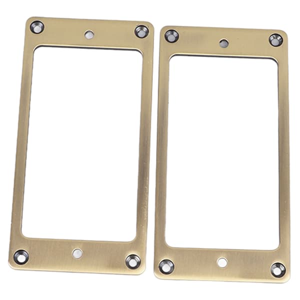 2 st elgitarr pickup ram zinklegering Humbucker pickup monteringsring set 2 x 2 mm brons