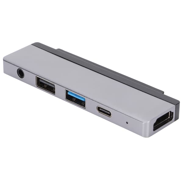 USB C til HDMI 5 i 1 Hub Dockingstasjon med USB 3.0