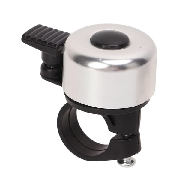 Cykel Säkerhetsklocka Silver Metall Mini Horn Styre Alarm