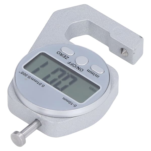 Digital tykkelsesmåler 0-10 mm rækkevidde mini elektronisk skydelære LCD digital display