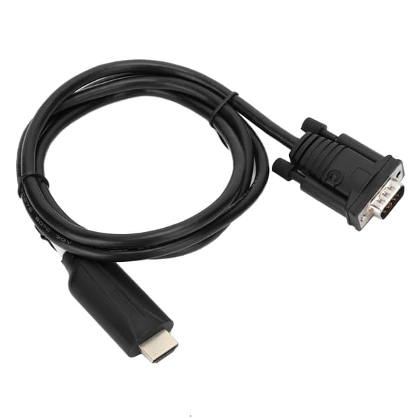 HDMI til VGA Konverter Adapter Digital til Analog Signal Transformer med 1.2m Kabel