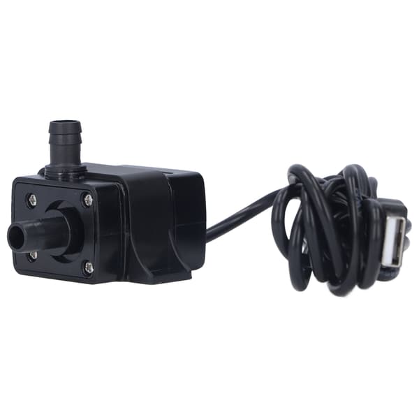 DC5521 Honkontakt Vattenpumpskit 5V 1W Lågtrycks Dränkbara Pumpar med USB-kabel