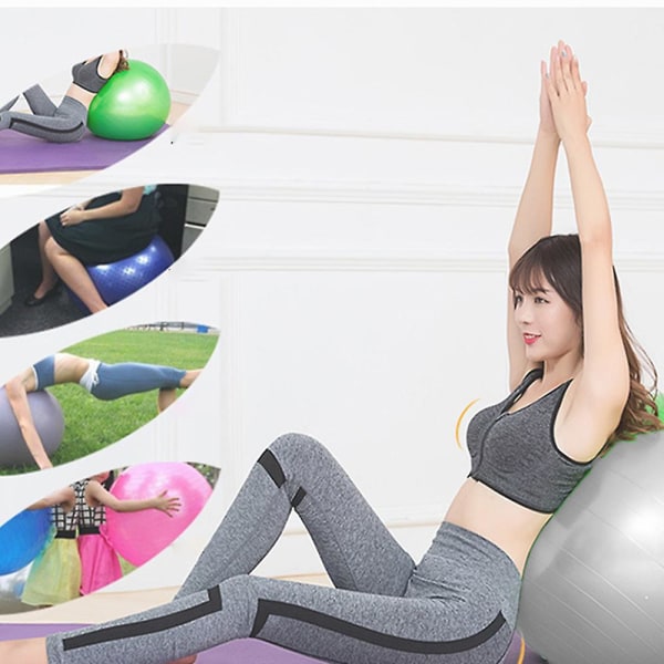 Yoga Glat Bold Til Fitness Træning Pilates Med Vægt Grey 65CM