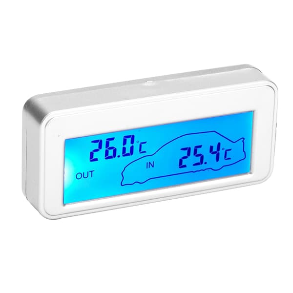 12V LCD Digital Inomhus Utomhus Termometer Temperaturmätare