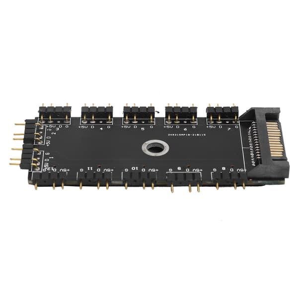 11-vejs 3PIN ARGB Splitter Hub RGB LED Controller 5V SATA Interface Extender Tilbehør