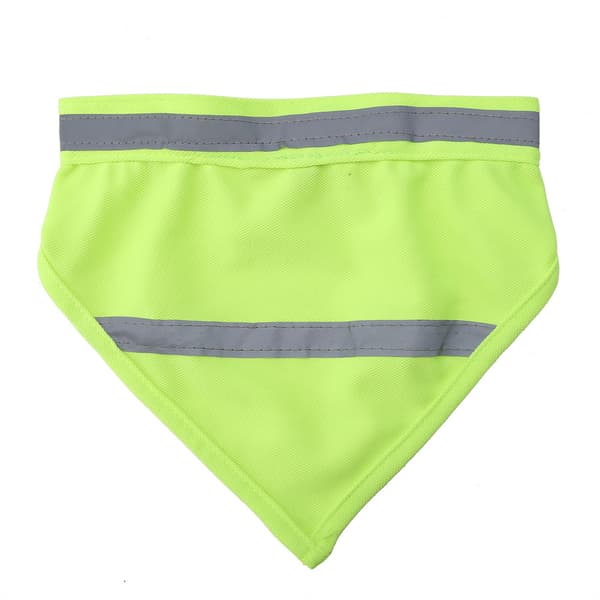 Reflekterande Halsduk Krage Haklapp för Hundvalp (Fluorescerande Gul L)