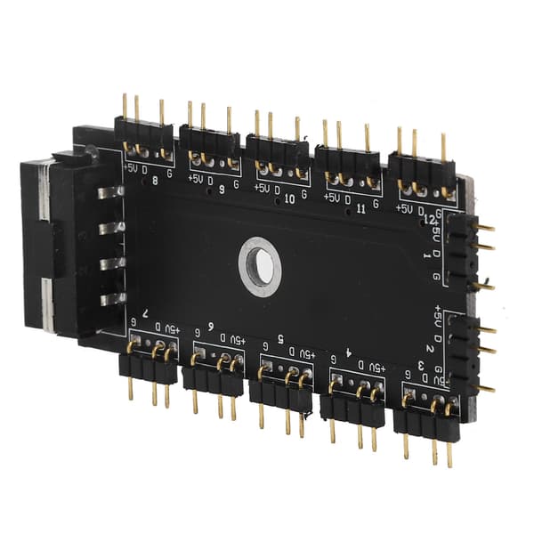 11-vejs Splitter Hub 3PIN ARGB Interface Extender RGB LED Kontrolenhed Tilbehør 5VIDE Interface