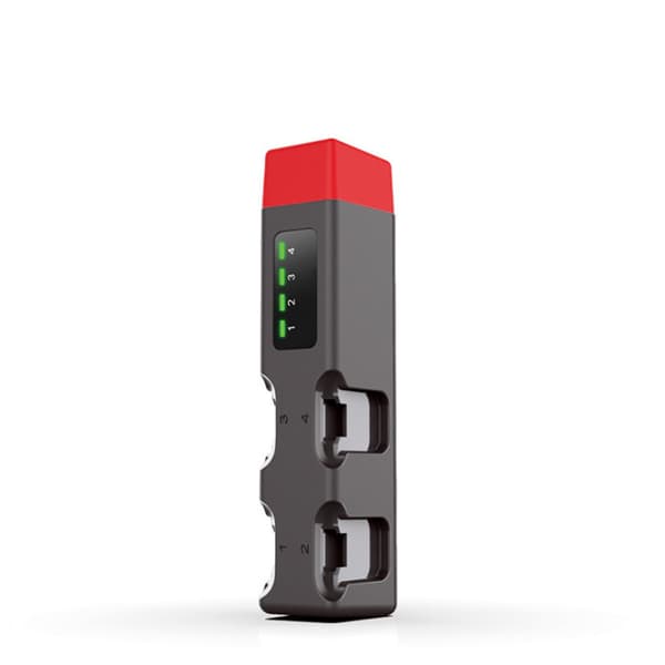Bryterkontroller Ladestasjon med LED-indikator Mini USB-laderstasjon