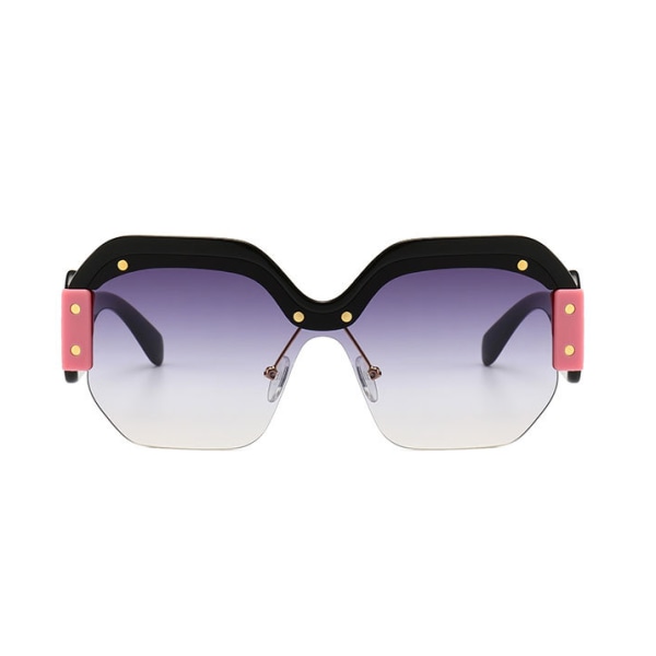 Sportglasögon for cykling - solglasögon for mode Black frame, black gray patch