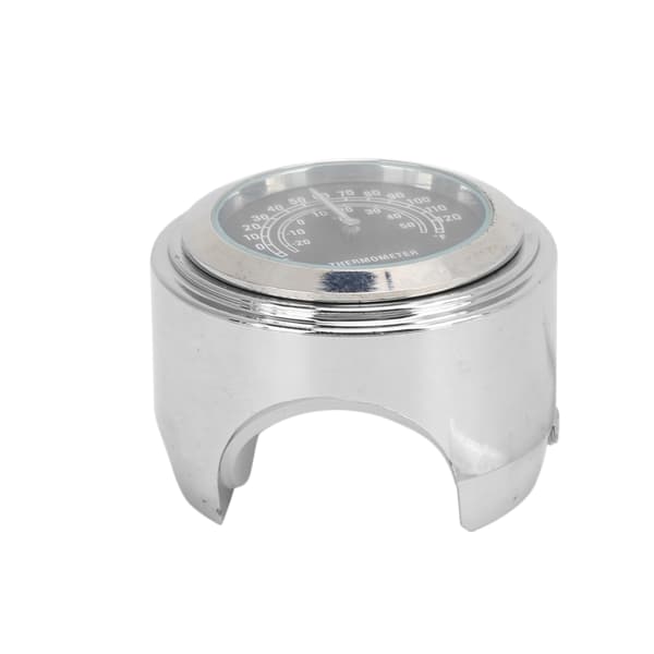 22-25mm Motorcykel Styr Termometer Ur Temperaturmåler Tilbehør Sort