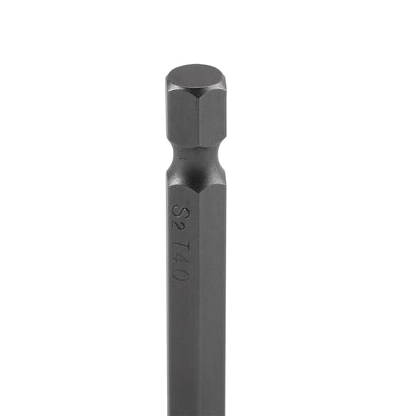 Magnetisk Sikkerheds Stjerne Skruetrækker Bits Sæt, 8 stk, 1/4\" Hex Skaft, T8-T40, 50mm Lang