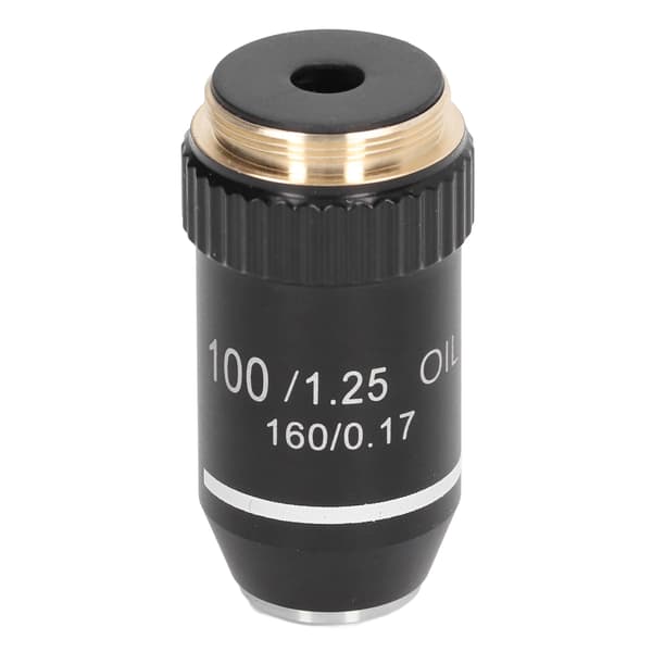 Mikroskopobjektivudskiftning 100X forstørrelse højtydende linse 20,2 mm interface