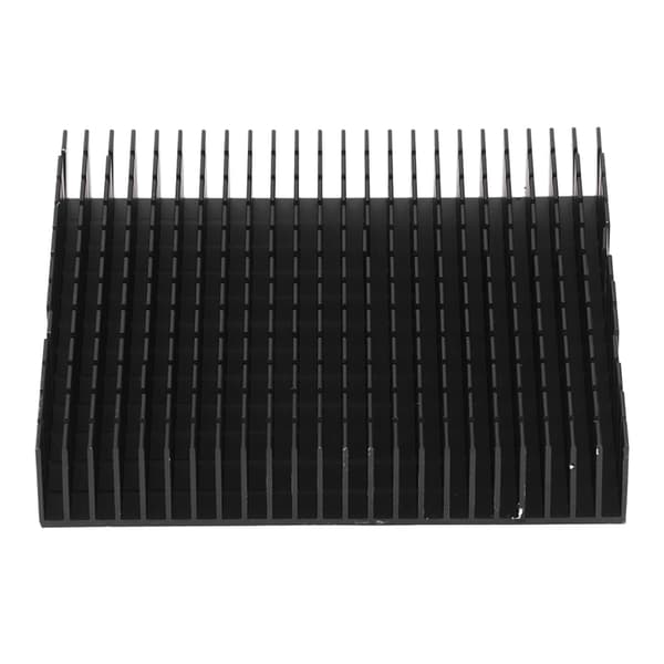 Aluminium Køleprofil Kølemodul Varme Radiator Board CPU PCB Høj Effekt Køling 120mm x 20mm Sort