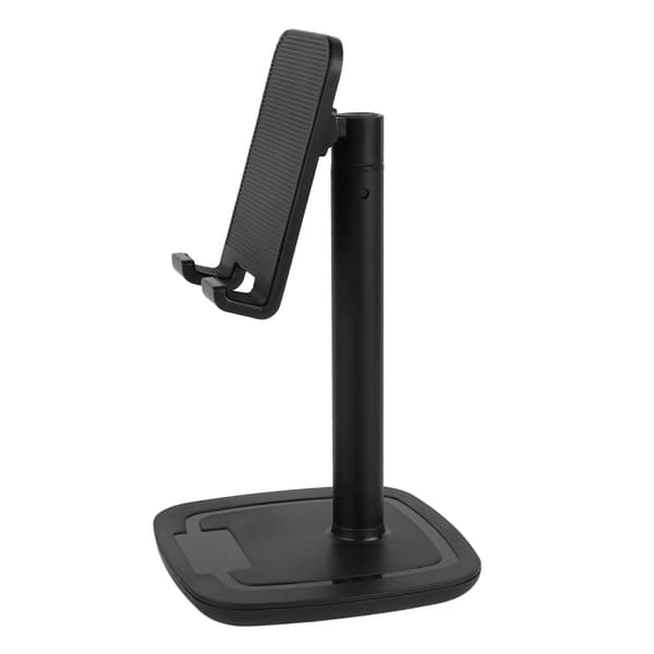Sort Aluminiumlegering Foldbar Teleskopisk Desktop Mobiltelefon Stativ