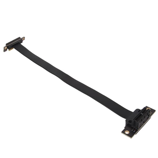 PCIE 3.0 1X Riser-kort Dobbelt 90 Graders Retvinklet Adapter 20cm 7,9in Forlængerkabel