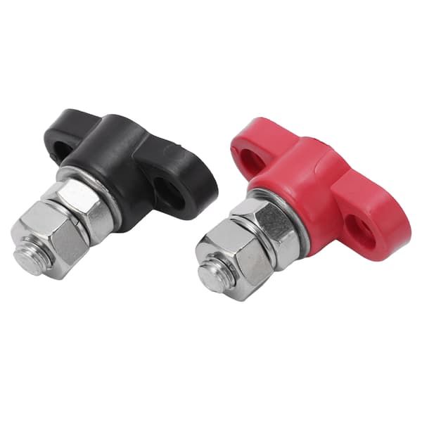 Strømfordelingsblok M8 Studs 2 Farver Robust Nem Installation Solcelle Lastbiler Busser DC 48V