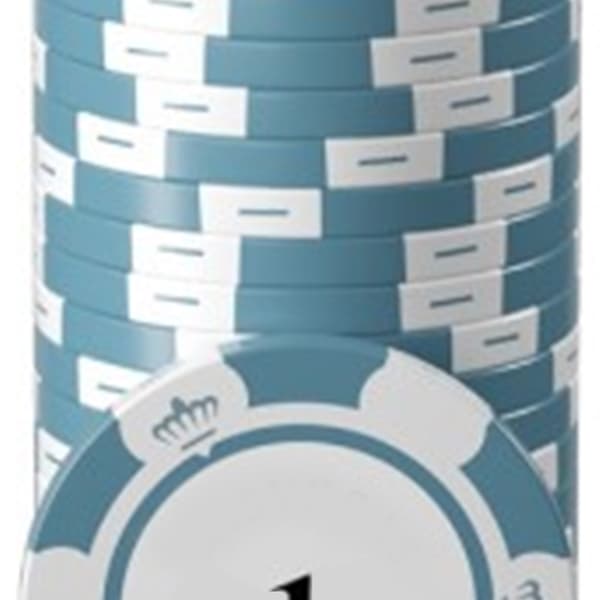 20 st Pokerchips Set Tydlig Utskrift Stora Siffror Professionella Spelräkningsbrickor för Brädspel