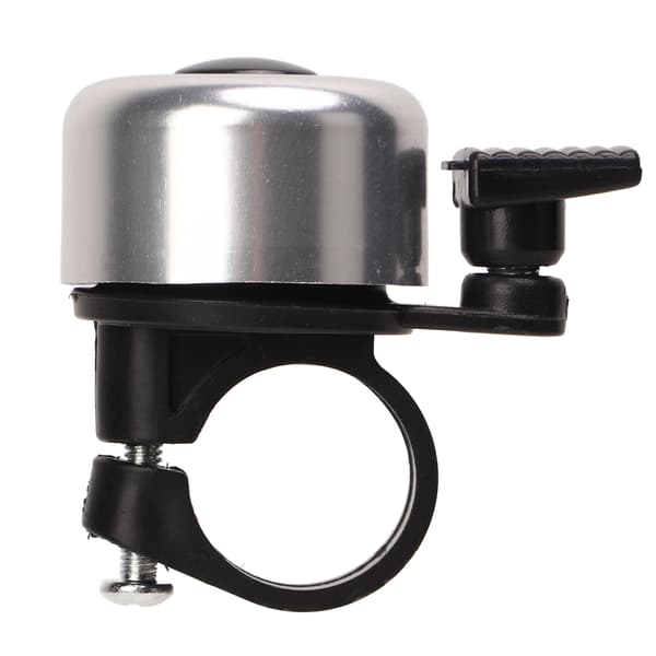 Cykel Säkerhetsklocka Silver Metall Mini Horn Styre Alarm
