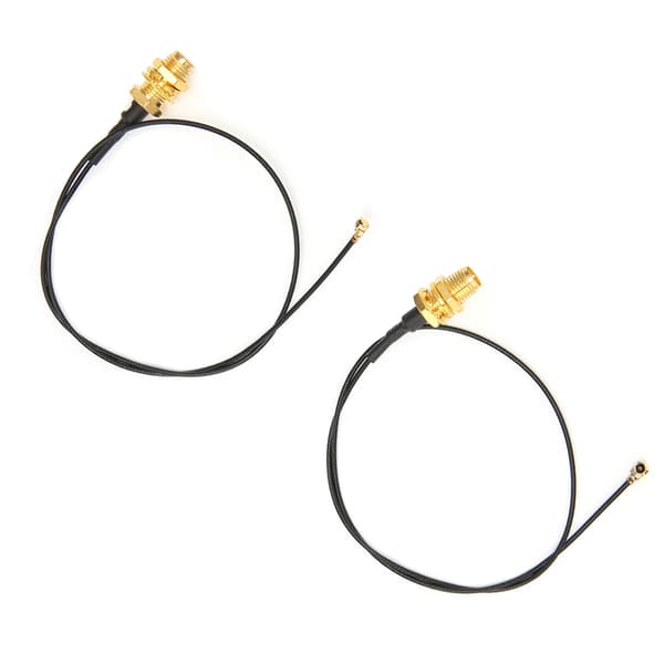 2 stk. IPEX til SMA Hun Pin WIFI Antenne RF Kabel til GSM GPS LAN System
