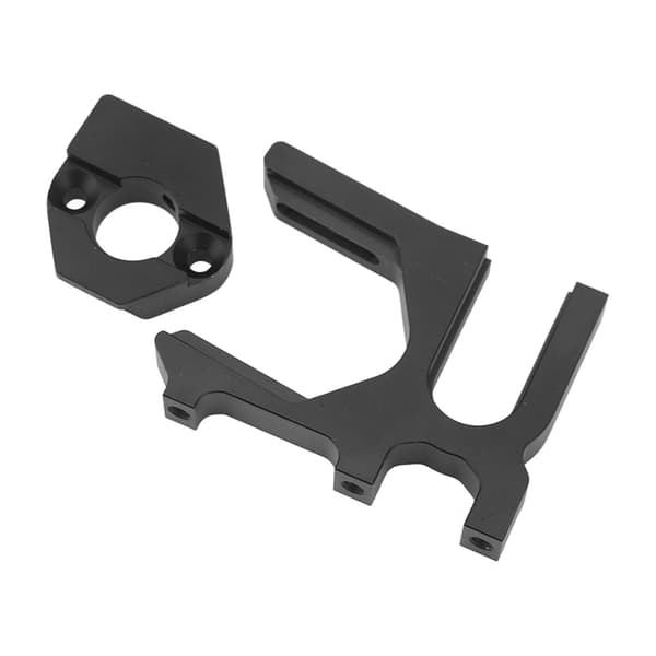 Høj Hårdhed Aluminium Legering CNC Bearbejdning RC Motor Mount Base til ARRMA 1/7 1/8 Serie RC Biler Sort