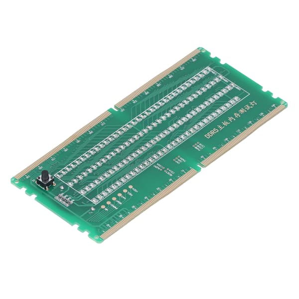 DDR5 Desktop Bundkort Testkort Hukommelsesplads Testerkort med LED-lys til Vedligeholdelse