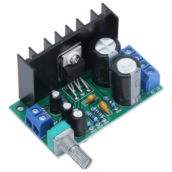 Mono Forstærker Modul 1 Kanal Effektforstærker Board 12V til 24V 5W til 120W TDA2050