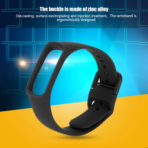 Samsung Galaxy Fit E SM-R375 Solid Black Silikone Urrem