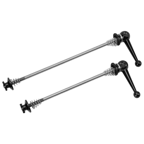 CANSUCC 2 stk. Cykelhjul Spyd Aluminium Legering Quick Release Titanium Stang til Mountain Road Bikes Sort