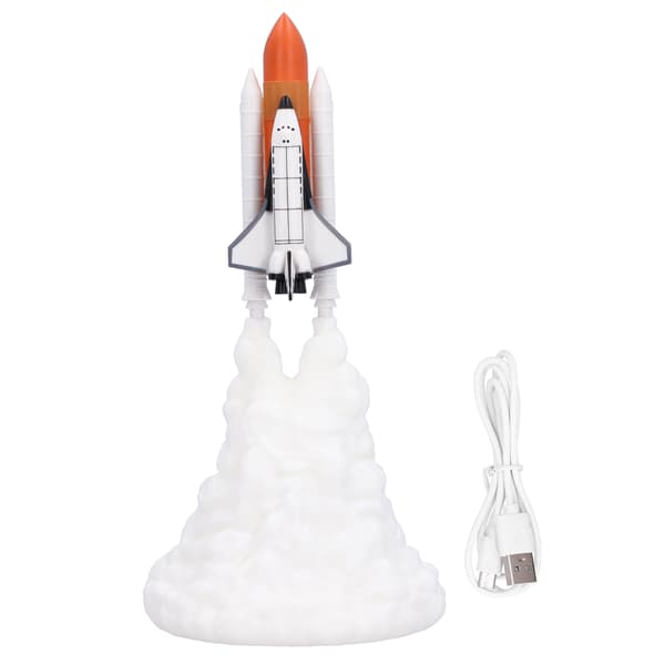 3D-printing Stilig Form LED Lampe USB-Lading Hjem Dekor Stue