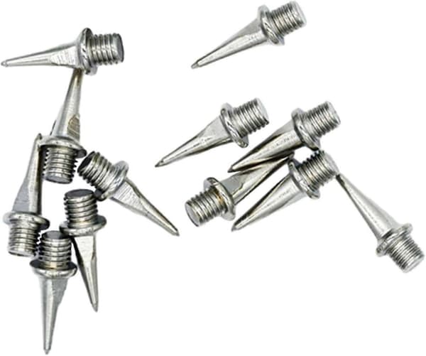 12x Startblokk Pigger Erstatningspigger Multifunksjon M4. Løpepigger for Sprinting 13.5mm
