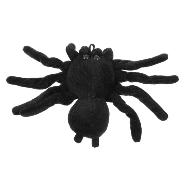 1 stk Halloween vedhæng prank plys edderkop hængende dekoration væg ornament 17.5X11CM